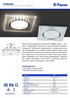 Светильник встраиваемый с белой LED подсветкой Feron CD5022 потолочный GX53 без лампы, белый матовый - фото 55678