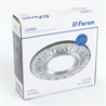 Светильник встраиваемый с белой LED подсветкой Feron CD903 потолочный MR16 G5.3 белый - фото 56076