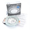 Светильник встраиваемый с белой LED подсветкой Feron CD4020 потолочный GX53 без лампы прозрачный - фото 56746