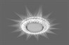 Светильник встраиваемый с белой LED подсветкой Feron CD4021 потолочный GX53 без лампы прозрачный - фото 56752