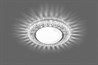 Светильник встраиваемый с белой LED подсветкой Feron CD4022 потолочный GX53 без лампы прозрачный - фото 56761