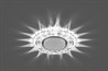 Светильник встраиваемый с белой LED подсветкой Feron CD4024 потолочный GX53 без лампы прозрачный - фото 57163