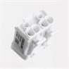 Клемма монтажная STEKKER, LD294-4002, для подключения фазных проводников, 2 контактные группы (3 ввода, 3 вывода на полюс) - фото 57374