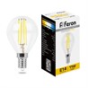 Лампа светодиодная Feron LB-511 Шарик E14 11W 230V 2700K - фото 57934