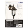 Светильник садово-парковый Feron PL6302 шестигранный на стену вниз 60W 230V E27, черное золото - фото 58397