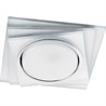 Светильник встраиваемый с белой LED подсветкой Feron CD5023 потолочный GX53 без лампы, матовый - фото 58567