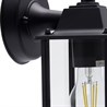 Светильник садово-парковый Feron PL201 на стену вниз 60W E27 230V, черный - фото 58920