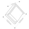 Светильник уличный светодиодный Feron DH108, 12W, 720Lm, 4000K, черный - фото 59799