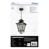 Светильник садово-парковый Feron PL635 на цепочке 60W 230V E27, черное золото - фото 60184