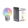Лампа светодиодная Feron LB-371 Шар прозрачный E27 3W 230V RGB плавная смена цвета - фото 60407