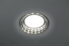 Светильник встраиваемый с белой LED подсветкой Feron CD5024 потолочный GX53 без лампы, матовый - фото 60521