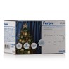 Светодиодная гирлянда Feron CL02 линейная 2м +1.5м 230V 5000K c питанием от сети, контроллером, зеленый шнур - фото 61218