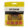 Скотч акриловый двусторонний STEKKER INTP5-0809-5 0,8*9 мм,длина 5м, прозрачный , красная подложка - фото 61772