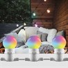 Лампа светодиодная Feron LB-371 Шар матовый E27 3W 230V RGB плавная сменая цвета - фото 61923