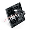 Розетка 1-местная c/з и с USB STEKKER, PST16-9011-03, 250В, 16А, с защитной шторкой, серия Эрна, черный - фото 63004