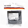 Розетка 1-местная c/з и с USB STEKKER, PST16-9011-03, 250В, 16А, с защитной шторкой, серия Эрна, черный - фото 63006
