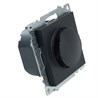 Выключатель диммирующий (механизм), STEKKER GLS10-7106-05, 250V, 500W, серия Катрин, черный - фото 63332