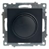 Выключатель диммирующий (механизм), STEKKER GLS10-7106-05, 250V, 500W, серия Катрин, черный - фото 63333