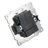 Выключатель 2-клавишный (механизм), STEKKER GLS10-7104-02, 250V, 10А, серия Катрин, шампань - фото 63354