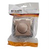 Выключатель диммирующий TRIAC(механизм), STEKKER GLS10-7106-02, 250V, 500W, серия Катрин, шампань - фото 63384