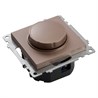 Выключатель диммирующий TRIAC(механизм), STEKKER GLS10-7106-02, 250V, 500W, серия Катрин, шампань - фото 63385