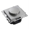 Выключатель диммирующий TRIAC(механизм), STEKKER GLS10-7106-03, 250V, 500W, серия Катрин, серебро - фото 63407