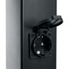 Светильник садово-парковый с розеткой Feron DH0206, столб,  E27 230V, черный - фото 64489