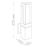 Светильник уличный светодиодный Feron DH601, 5W, 250Lm, 4000K, черный - фото 65351