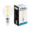 Лампа светодиодная Feron LB-52 Шарик E14 7W 230V 6400K - фото 66098