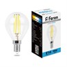 Лампа светодиодная Feron LB-509 Шарик E14 9W 230V 6400K - фото 66099