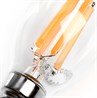 Лампа светодиодная Feron LB-718 Свеча на ветру E14 15W 230V 6400K - фото 66206
