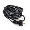 Сетевой шнур для гирлянд 3м, 2*0,5мм2, IP44, черный, DM403 - фото 66486