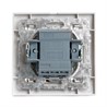 Переключатель перекрестный 1-клавишный STEKKER  PSW10-9009-01, 250В, 10А, серия Эрна, белый - фото 66655