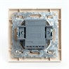 Выключатель 3-клавишный STEKKER  PSW10-9007-02, 250В, 10А, серия Эрна, слоновая кость - фото 66659