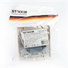 Выключатель 3-клавишный STEKKER  PSW10-9007-02, 250В, 10А, серия Эрна, слоновая кость - фото 66661