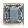 Переключатель 2-клавишный STEKKER  PSW10-9008-02, 250В, 10А, серия Эрна, слоновая кость - фото 66682