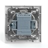 Переключатель 2-клавишный STEKKER  PSW10-9005-01, 250В, 10А, серия Эрна, белый - фото 66693