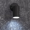 Светильник садово-парковый Feron DH1704, на стену, GU10 230V, черный (на стену) - фото 67777