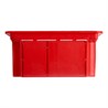 Коробка монтажная для полых стен, с пластиковыми зажимами, с крышкой, 92*92*45мм STEKKER EBX30-02-1-20-92, красный - фото 68018