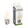 Лампа светодиодная Feron LB-66 Свеча E27 7W 230V 4000K - фото 68062
