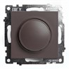 Выключатель диммирующий TRIAC(механизм), STEKKER GLS10-7106-04, 250V, 500W, серия Катрин, шоколад - фото 68233