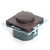 Выключатель диммирующий TRIAC(механизм), STEKKER GLS10-7106-04, 250V, 500W, серия Катрин, шоколад - фото 68236