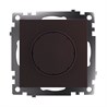 Выключатель диммирующий TRIAC(механизм), STEKKER GLS10-7106-04, 250V, 500W, серия Катрин, шоколад - фото 68241