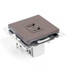 Розетка USB 2-местная (механизм), STEKKER GLS10-7115-04, 250B, 2,1А, серия Катрин, шоколад - фото 68315
