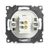 Розетка USB 2-местная (механизм), STEKKER GLS10-7115-04, 250B, 2,1А, серия Катрин, шоколад - фото 68316