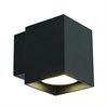 Светильник  настенный Feron ML1730 QUAD   MR16 35W, 230V, GU10,  чёрный IP20 - фото 69011