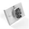 Розетка 2-местная с/з с крышкой, STEKKER, PST16-9015-01, 250В, 16А, серия Эрна, белый - фото 69586