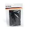 Розетка 2-местная с/з с крышкой, STEKKER, PST16-9015-03, 250В, 16А, серия Эрна, черный - фото 69591