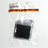 Выключатель 2-клавишный (механизм), STEKKER, PSW10-9104-03, 250В, 10А, серия Эрна, черный - фото 70050