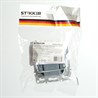 Выключатель 2-клавишный (механизм), STEKKER, PSW10-9104-03, 250В, 10А, серия Эрна, черный - фото 70053